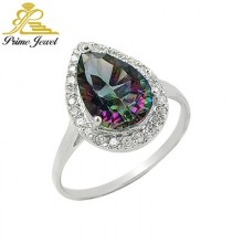 Gümüş Zirkon Taşlı Yüzük